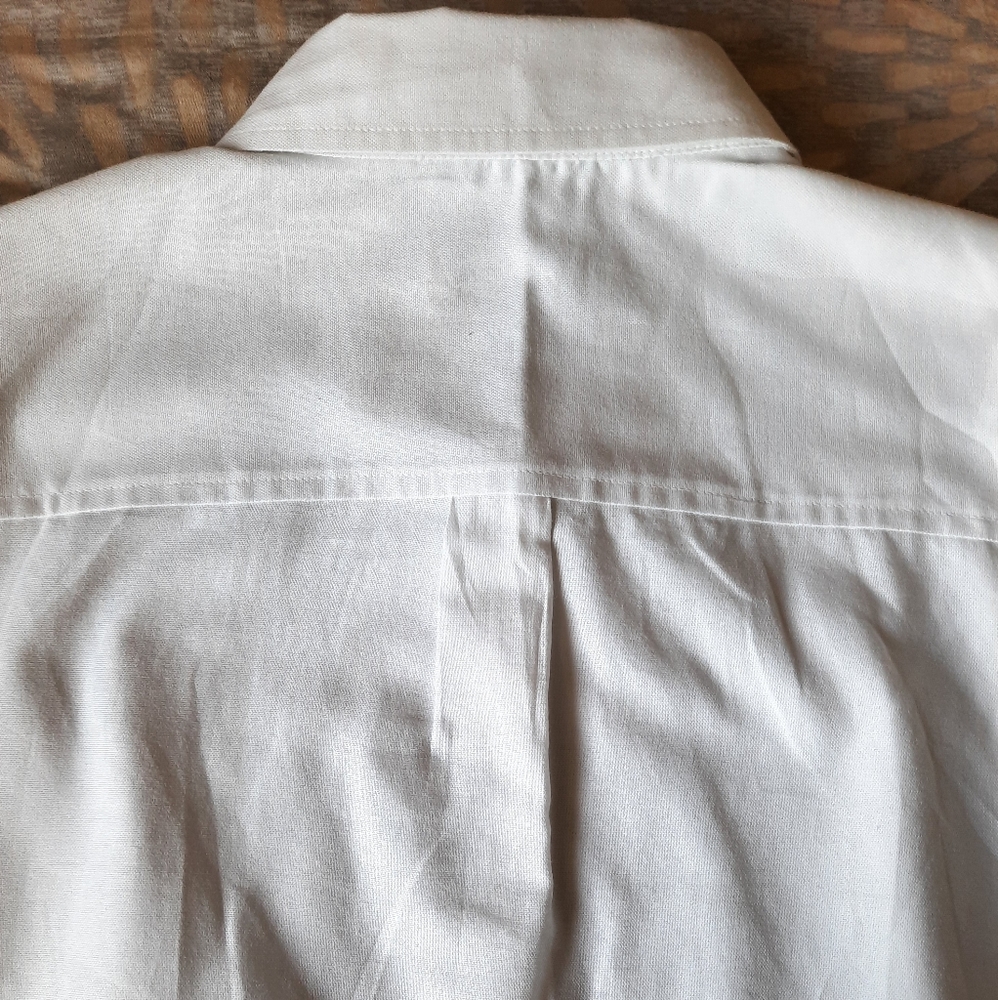 Women's Croft & Barrow white long sleeve shirt size L. - Picture 8 of 10